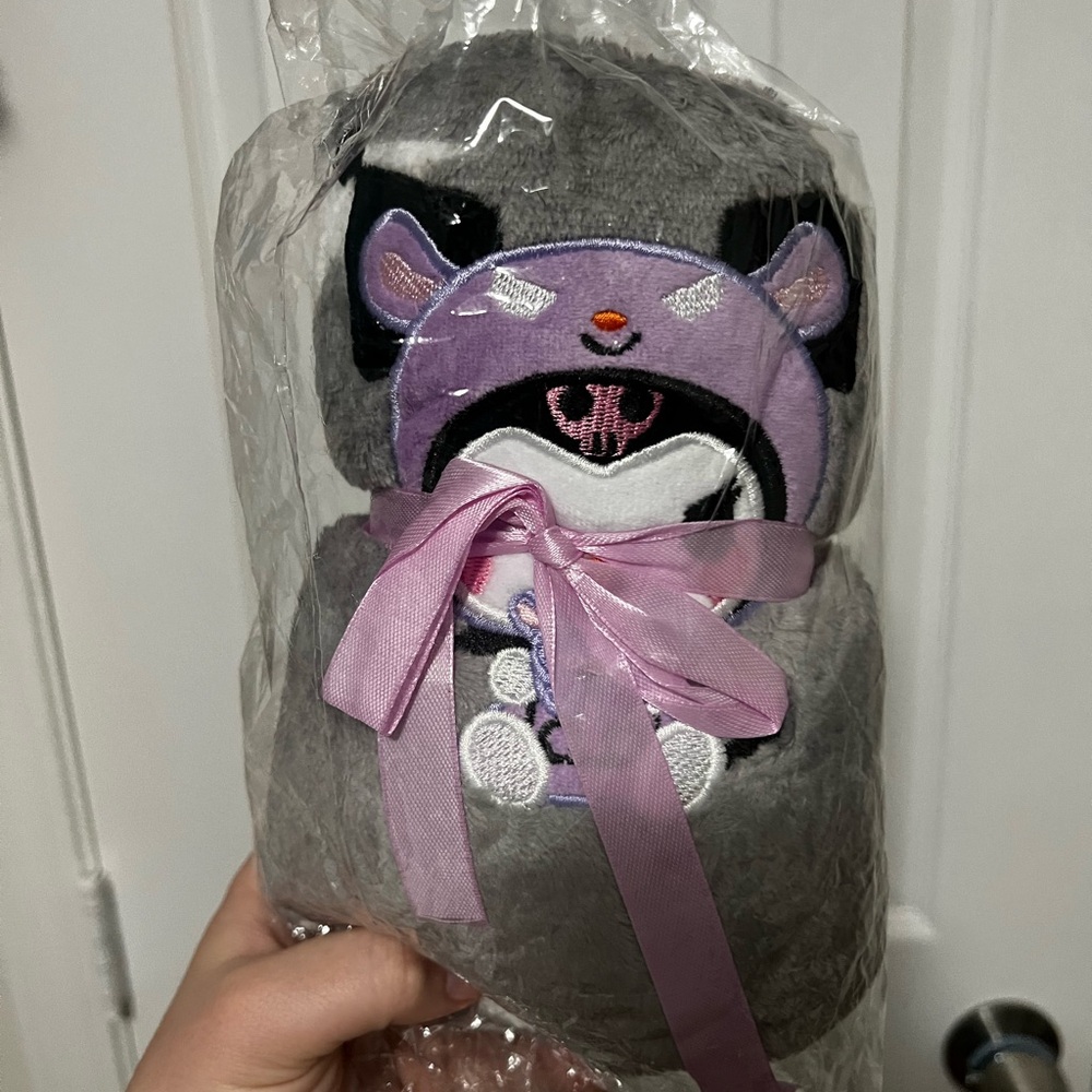 Kuromi Baby Blanket with Star Design